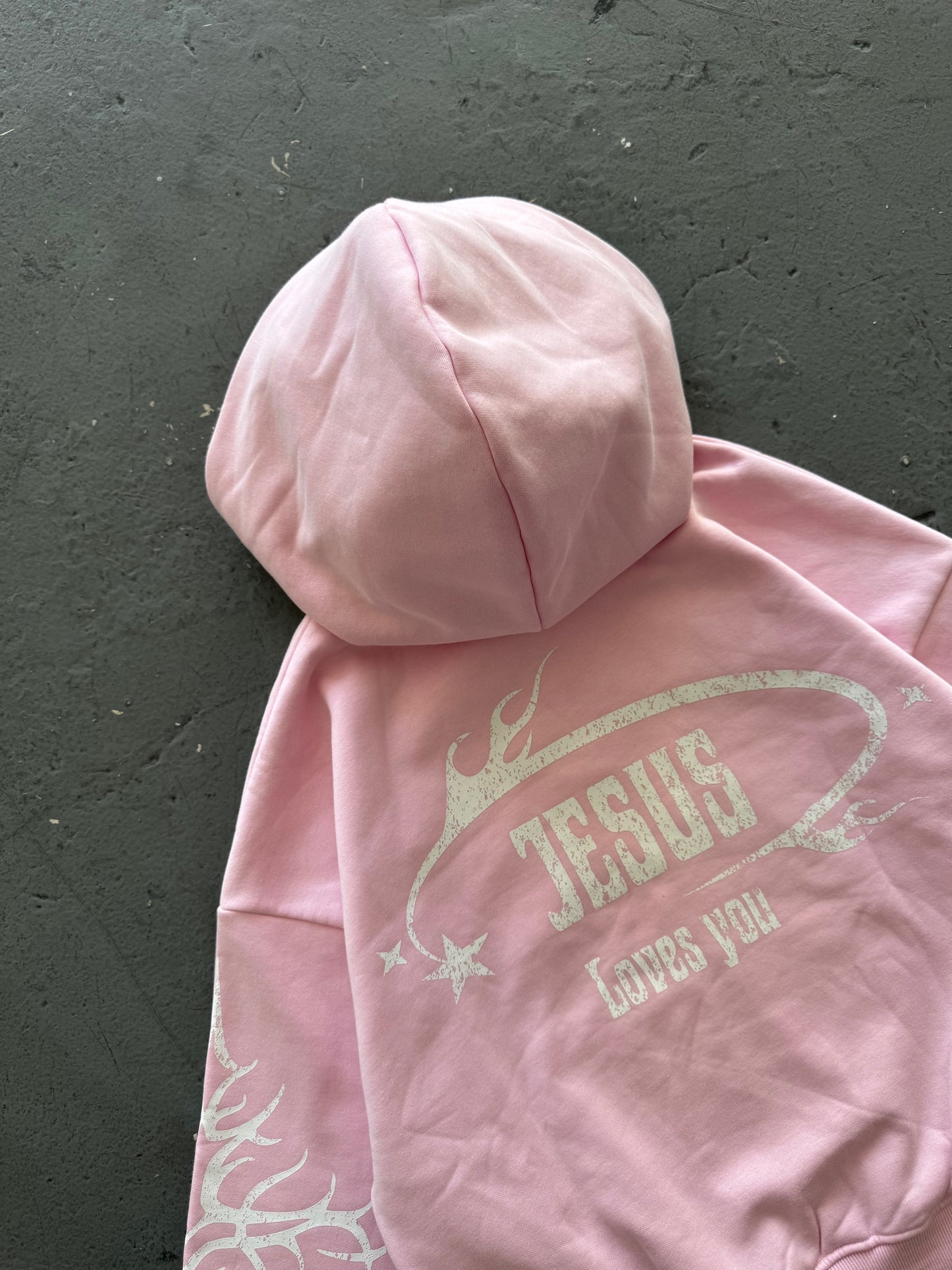 AGAPE Pink zip up