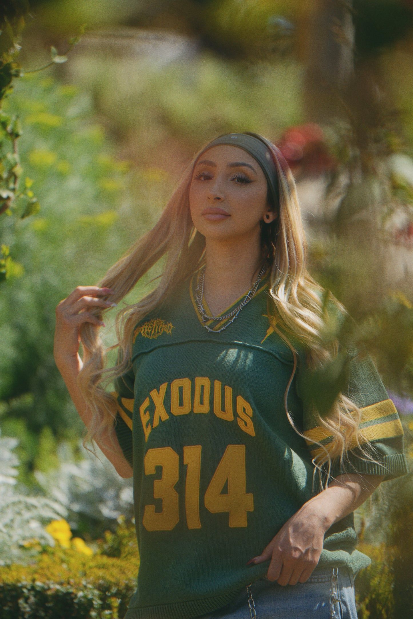 YHWH knit jersey