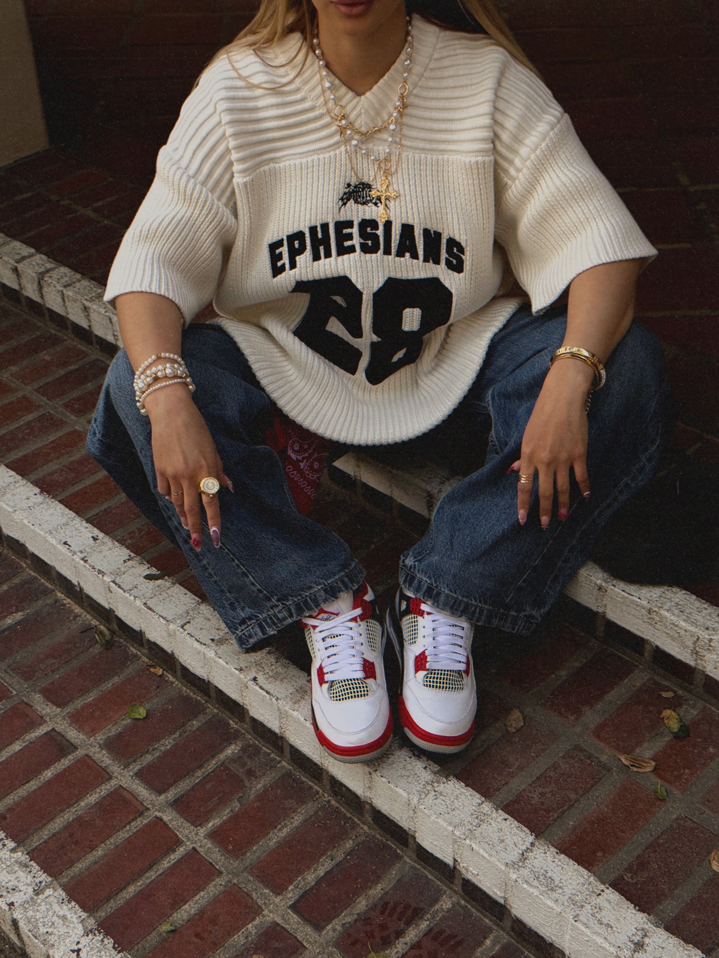 CHARIS off white jersey