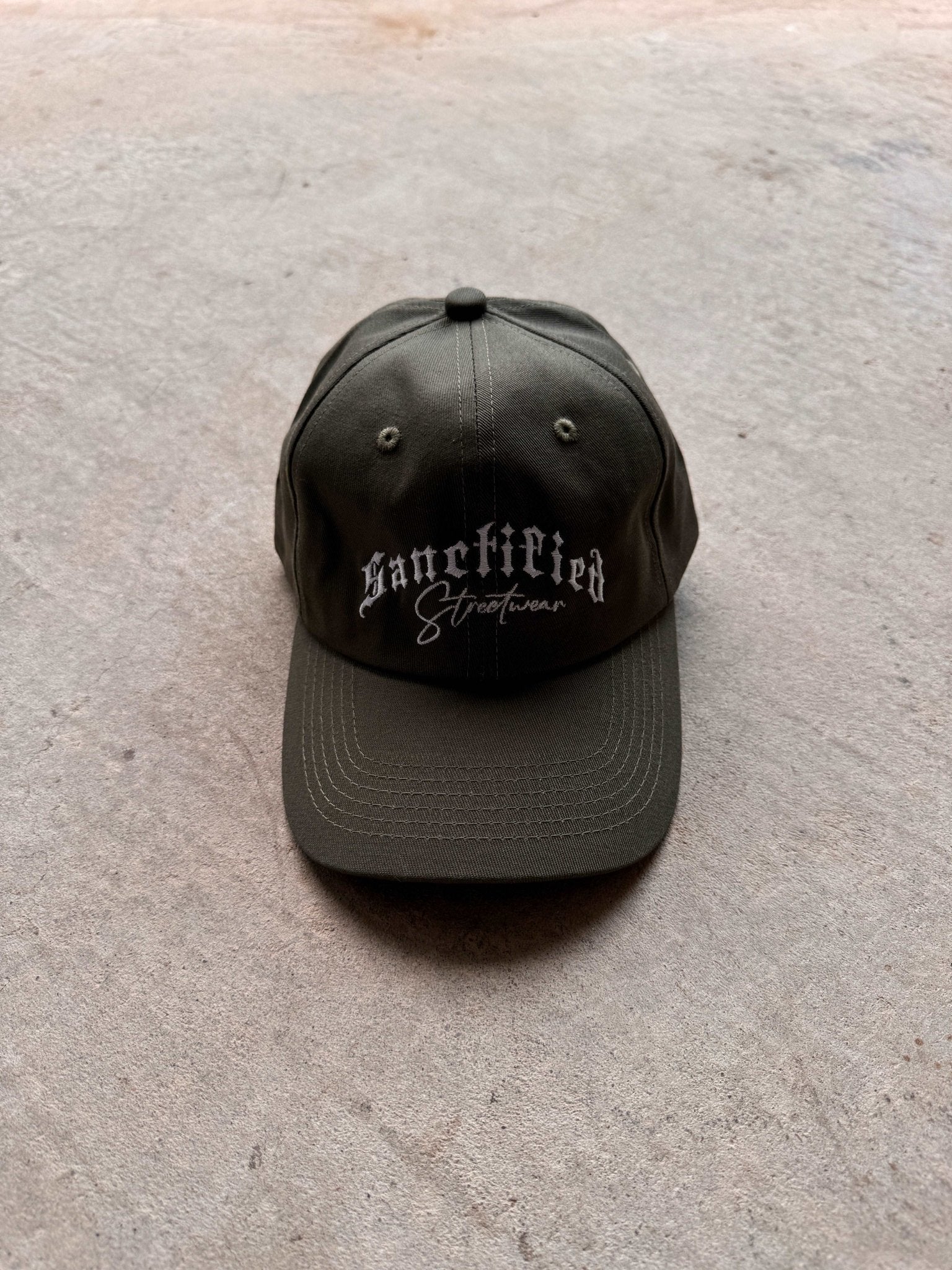 1 Corinthians 6:11 Green dad hat - Sanctified Streetwear