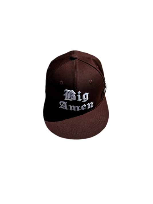 Big Amen Chocolate fitted hat