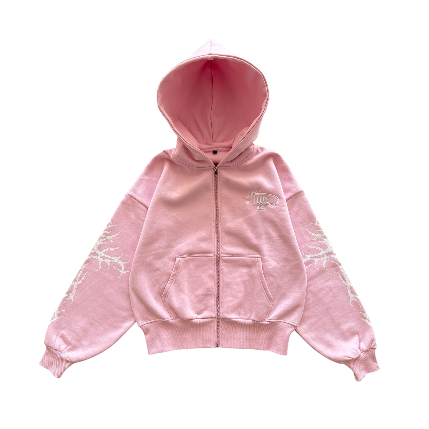 AGAPE Pink zip up