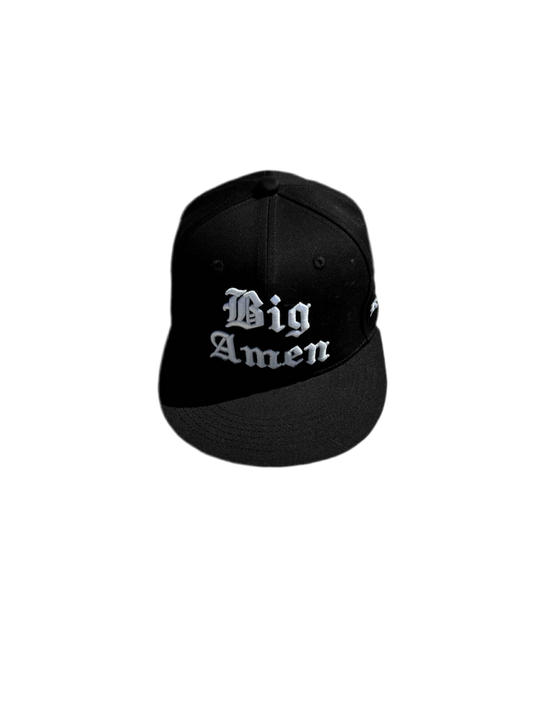 Big Amen Panda fitted hat