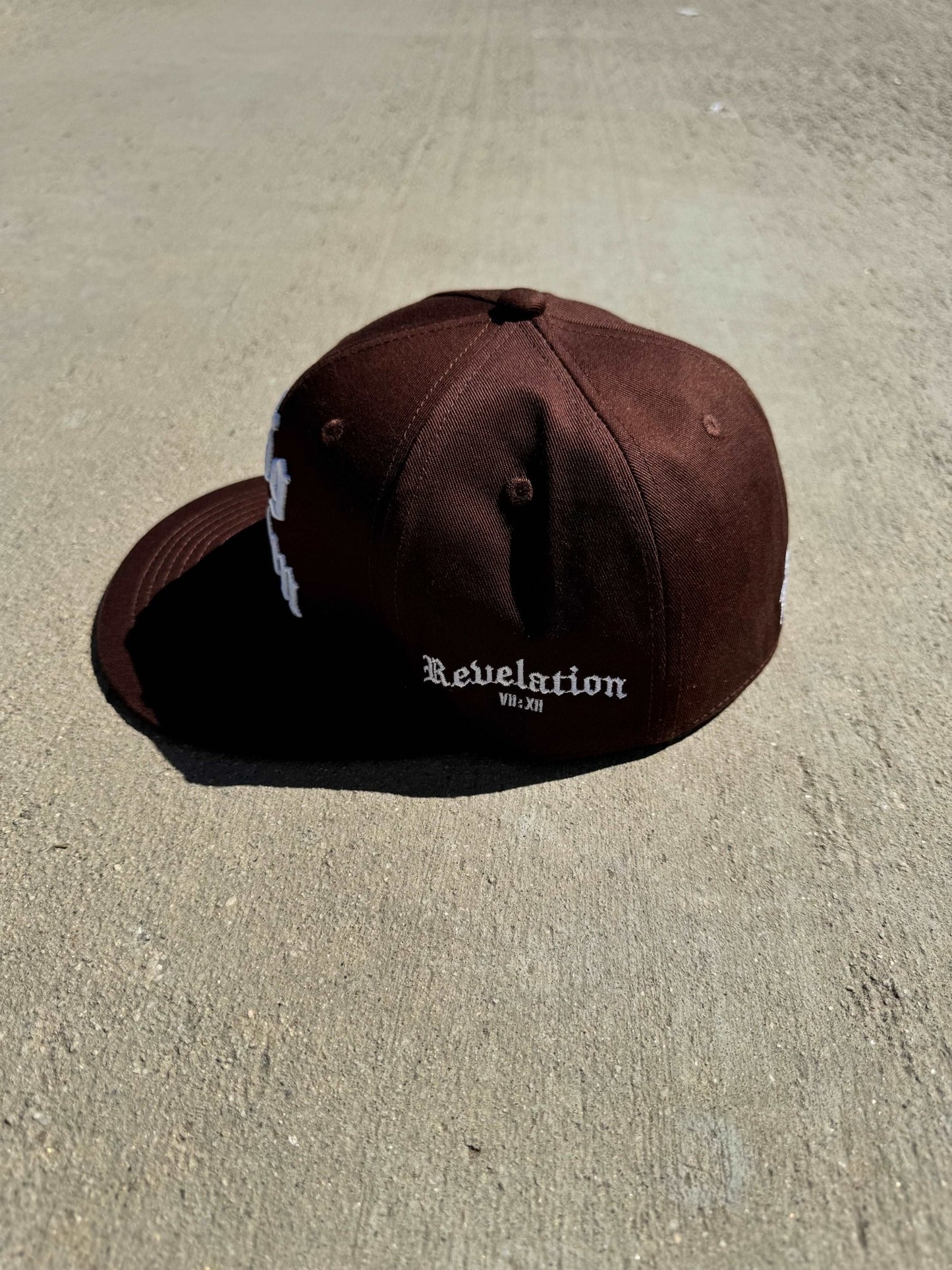 Big Amen Chocolate fitted hat - Sanctified Streetwear