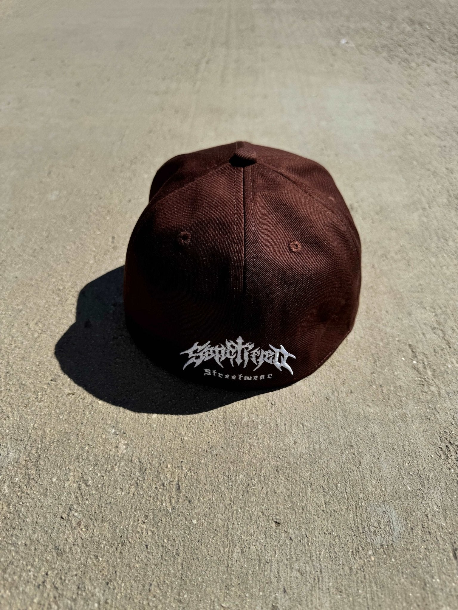 Big Amen Chocolate fitted hat - Sanctified Streetwear