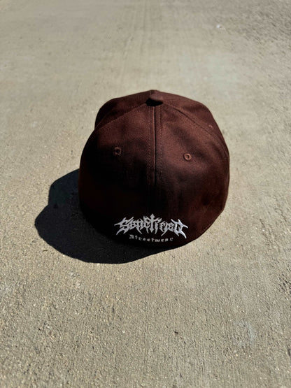 Big Amen Chocolate fitted hat - Sanctified Streetwear