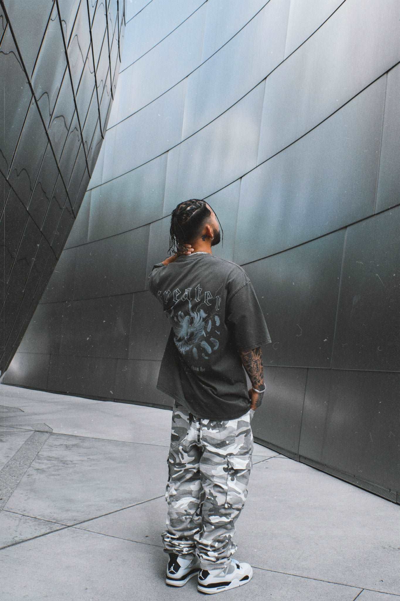 Greater is He vintage tee - Sanctified Streetwear