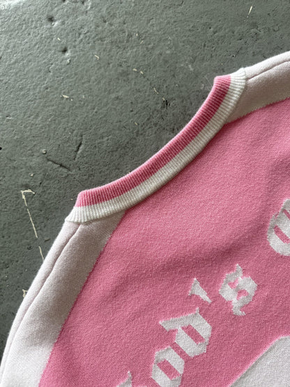 Rose Pink knitted jersey - Sanctified Streetwear