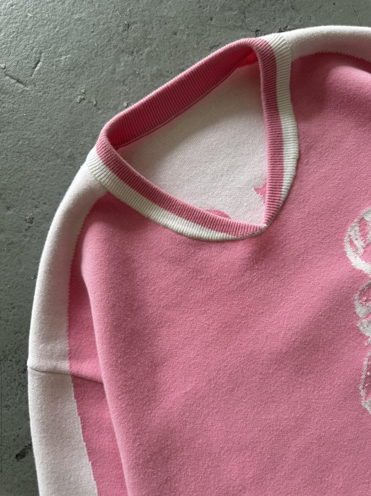 Rose Pink knitted jersey - Sanctified Streetwear