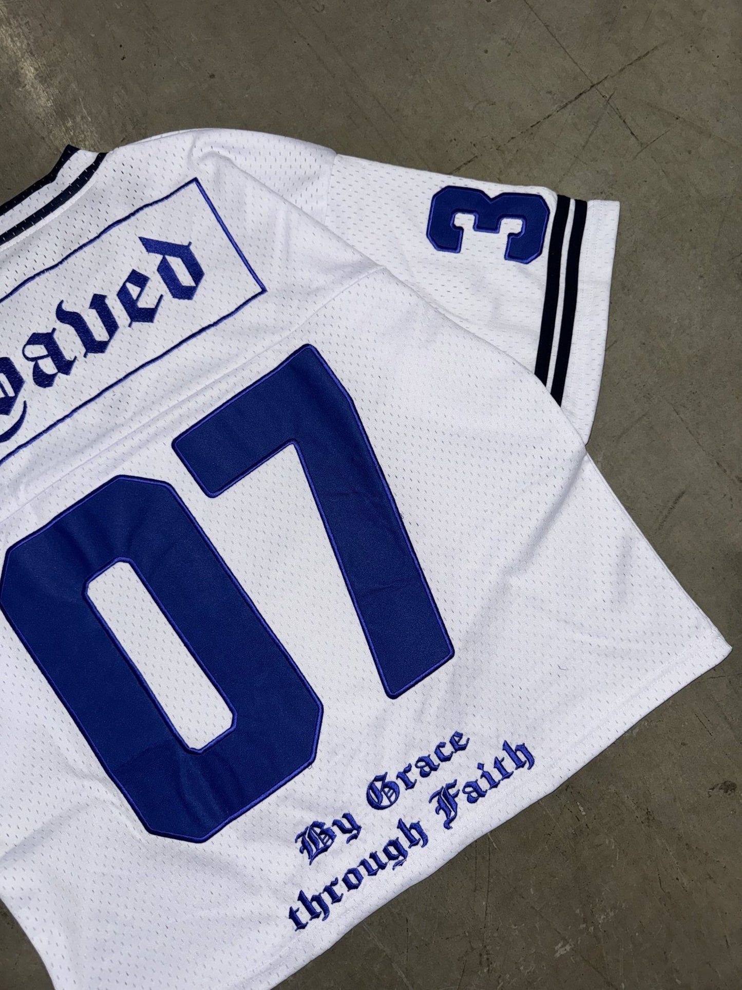 Saved by Grace Royal Blue - Sanctified Streetwear