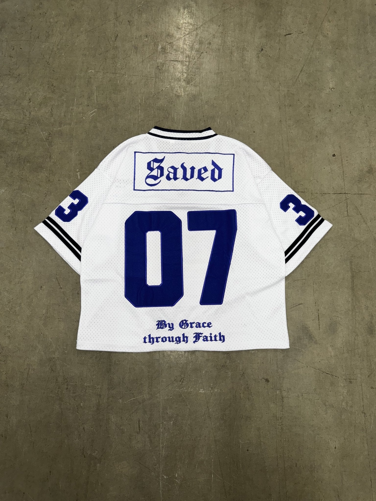 Saved by Grace Royal Blue - Sanctified Streetwear