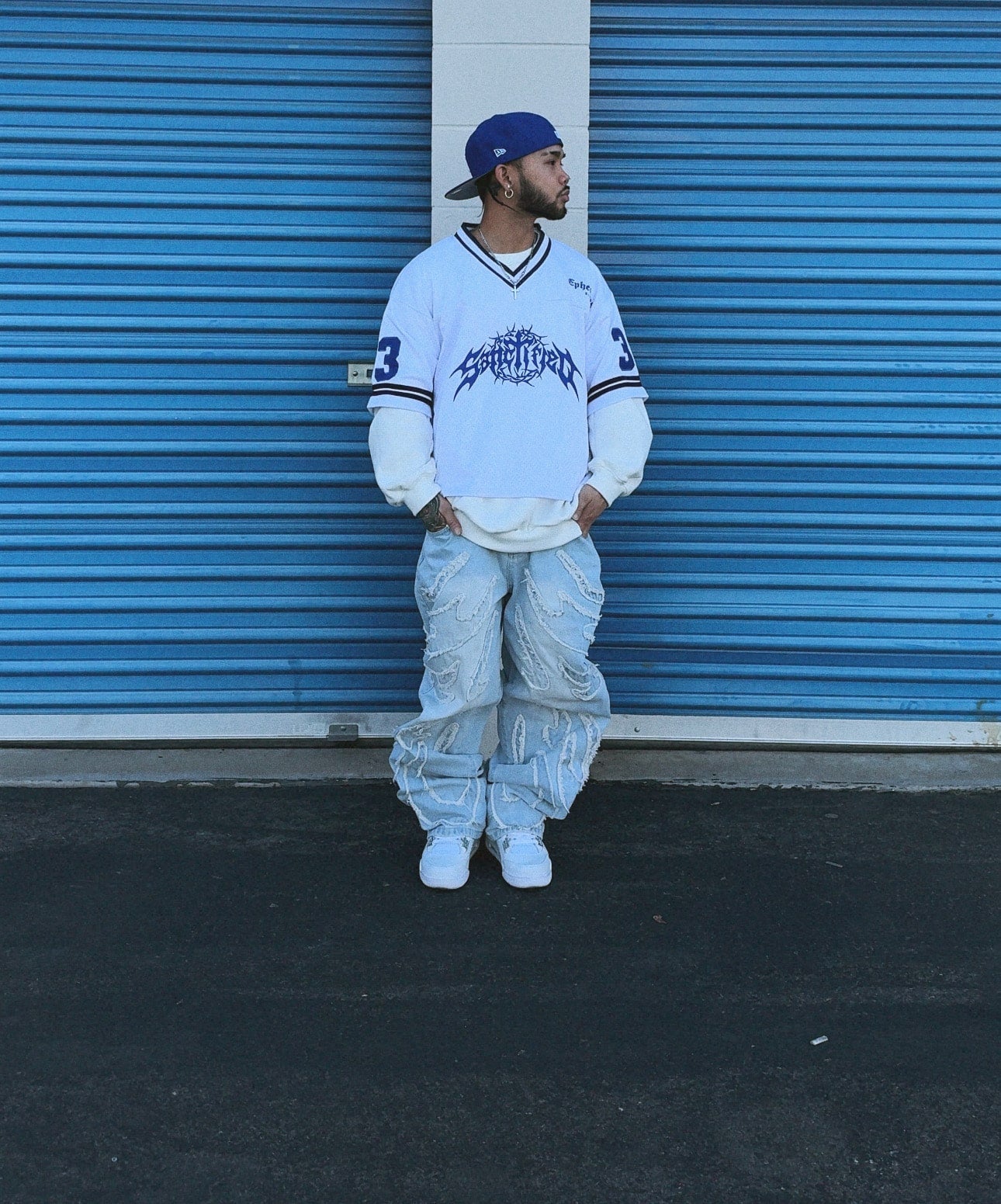 Saved by Grace Royal Blue - Sanctified Streetwear